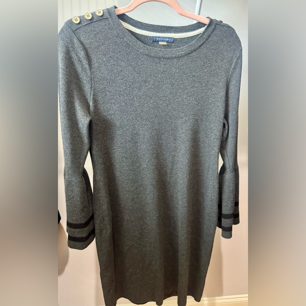 Tommy Hilfiger Women's Bell-Sleeve Sweater Dress Size-Large